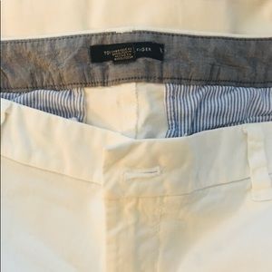 Tommy Hilfiger white cotton pants.